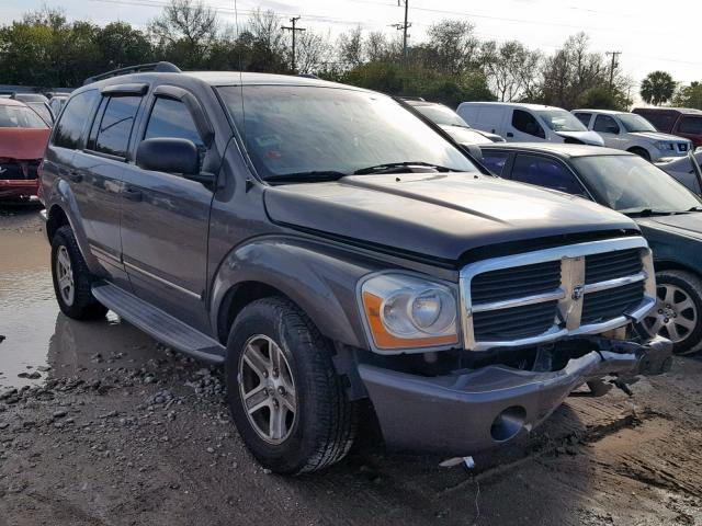 1D4HB58DX4F209009 - 2004 DODGE DURANGO LI GRAY photo 1