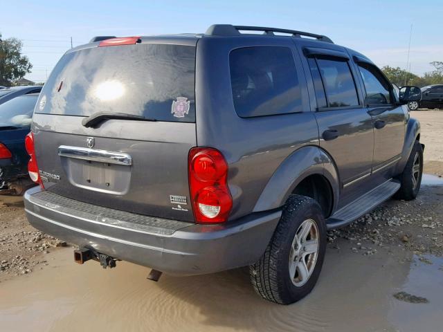 1D4HB58DX4F209009 - 2004 DODGE DURANGO LI GRAY photo 4