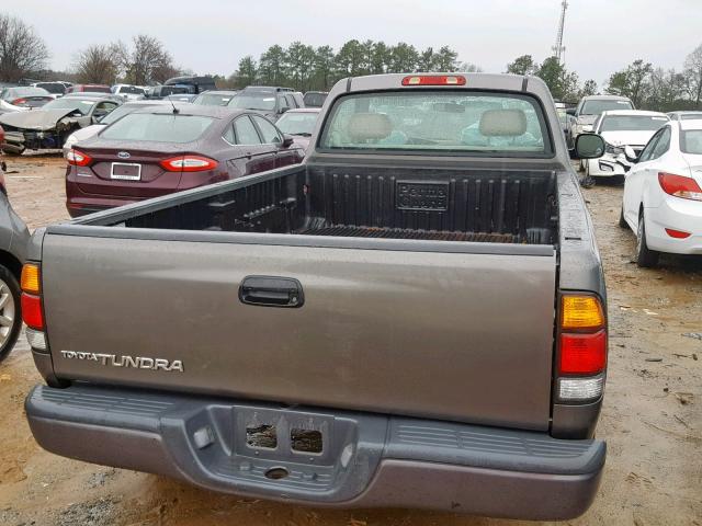 5TBJN32114S442813 - 2004 TOYOTA TUNDRA GRAY photo 6