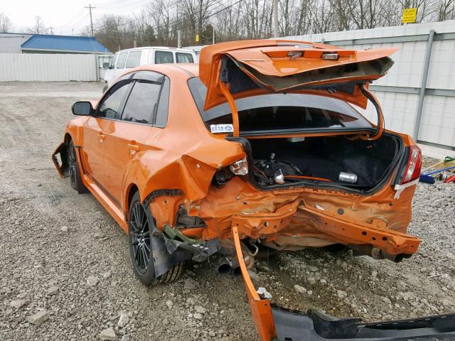 JF1GV7F67DG024044 - 2013 SUBARU IMPREZA WR ORANGE photo 3