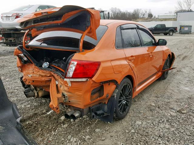 JF1GV7F67DG024044 - 2013 SUBARU IMPREZA WR ORANGE photo 4