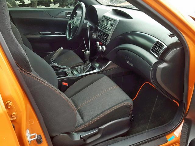 JF1GV7F67DG024044 - 2013 SUBARU IMPREZA WR ORANGE photo 5