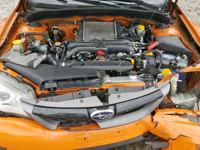 JF1GV7F67DG024044 - 2013 SUBARU IMPREZA WR ORANGE photo 7