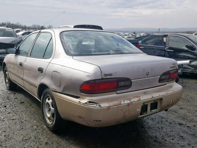 1Y1SK526XTZ038140 - 1996 GEO PRIZM BASE TAN photo 3