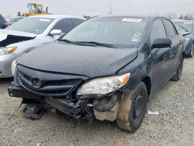 JTDBU4EE0B9141626 - 2011 TOYOTA COROLLA BA BLACK photo 2