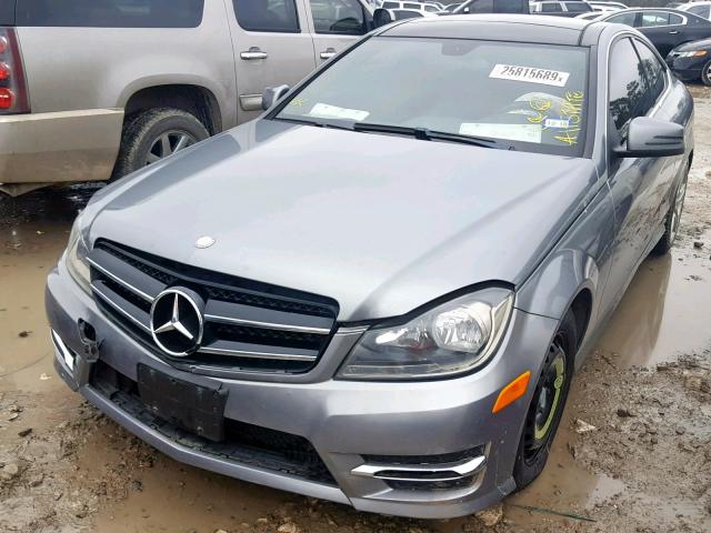 WDDGJ4HB8EG266444 - 2014 MERCEDES-BENZ C 250 GRAY photo 2