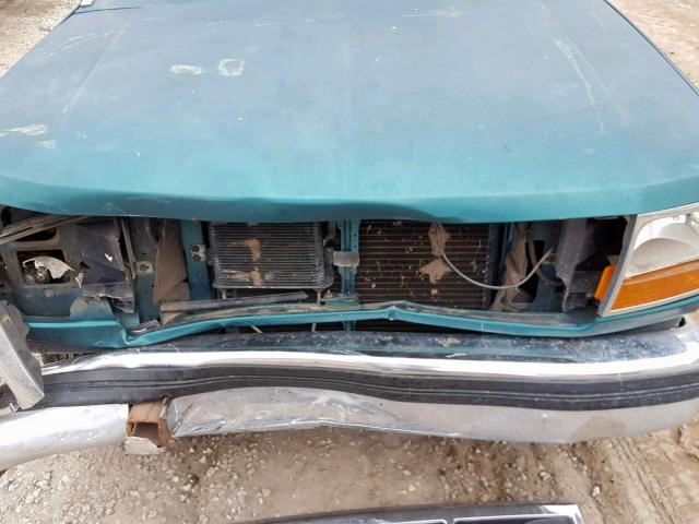 1FTEX15N3TKA46698 - 1996 FORD F150 GREEN photo 7