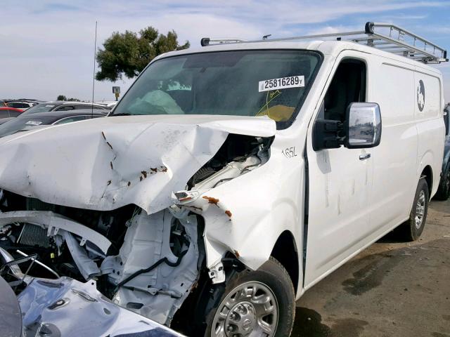 1N6AF0KY9JN802490 - 2018 NISSAN NV 2500 S WHITE photo 2