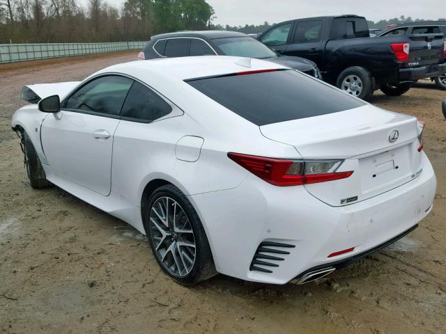 JTHHA5BC4G5000728 - 2016 LEXUS RC 200T WHITE photo 3