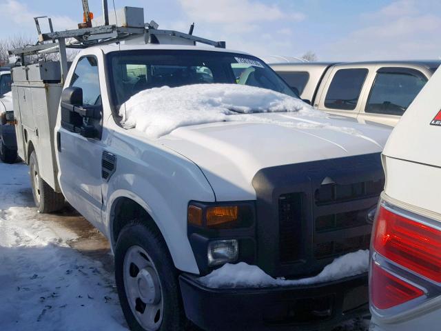 1FDSF30518EC15739 - 2008 FORD F350 SRW S WHITE photo 1