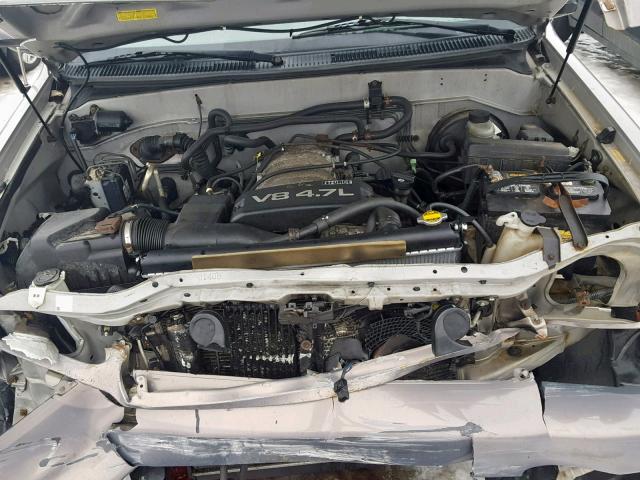 5TDBT48A81S004980 - 2001 TOYOTA SEQUOIA LI GRAY photo 7