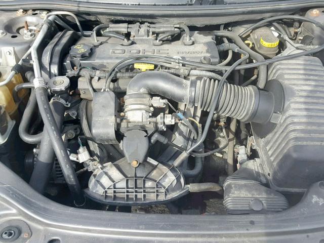 1C3EL46X34N421801 - 2004 CHRYSLER SEBRING LX GRAY photo 7