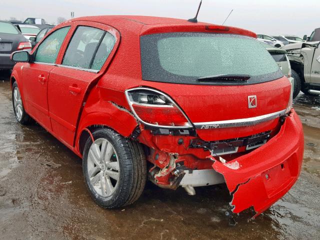 W08AR671385093194 - 2008 SATURN ASTRA XE RED photo 3