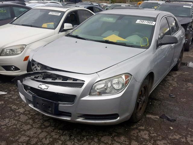 1G1ZA5E04AF280720 - 2010 CHEVROLET MALIBU LS SILVER photo 2