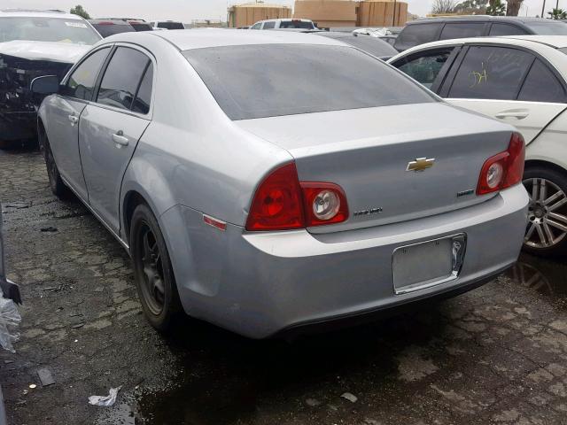 1G1ZA5E04AF280720 - 2010 CHEVROLET MALIBU LS SILVER photo 3