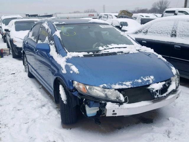 19XFA1F91BE018343 - 2011 HONDA CIVIC EXL BLUE photo 1