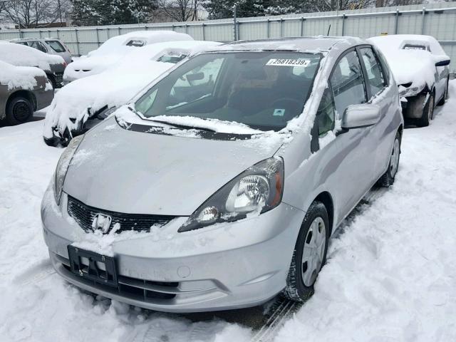 JHMGE8H37CC001855 - 2012 HONDA FIT SILVER photo 2