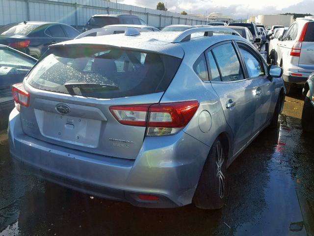 4S3GTAN6XH3718965 - 2017 SUBARU IMPREZA LI SILVER photo 4