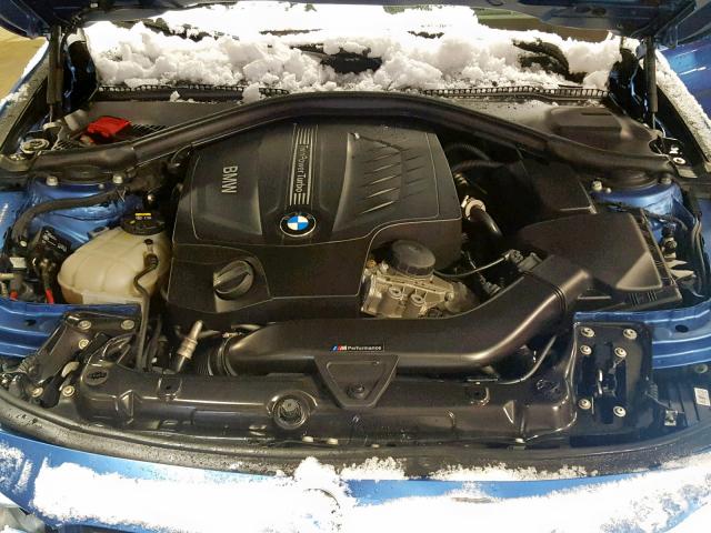 WBA3B9G51ENR92590 - 2014 BMW 335 XI BLUE photo 7