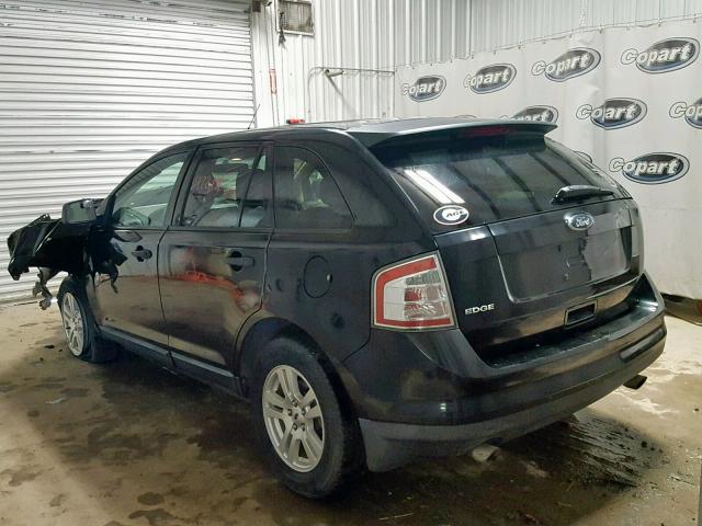 2FMDK36C78BA03479 - 2008 FORD EDGE SE BLACK photo 3