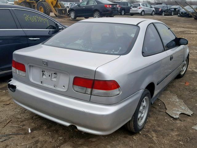 1HGEJ7225YL036918 - 2000 HONDA CIVIC HX SILVER photo 4