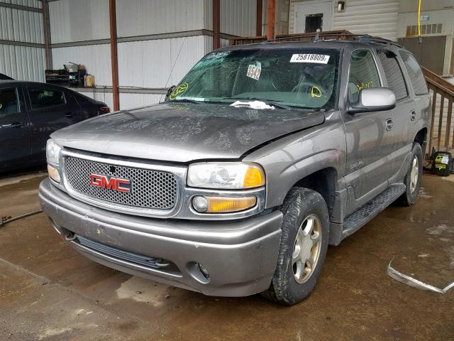 1GKEK63U86J150866 - 2006 GMC YUKON DENA SILVER photo 2