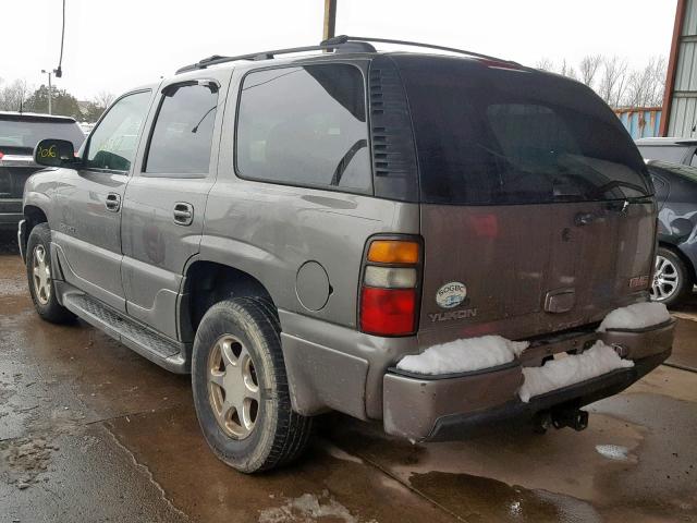 1GKEK63U86J150866 - 2006 GMC YUKON DENA SILVER photo 3