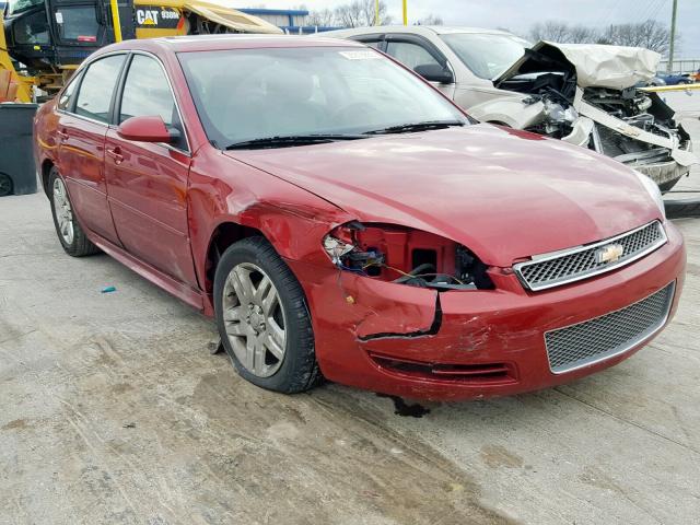 2G1WB5E3XF1116526 - 2015 CHEVROLET IMPALA LIM BURGUNDY photo 1