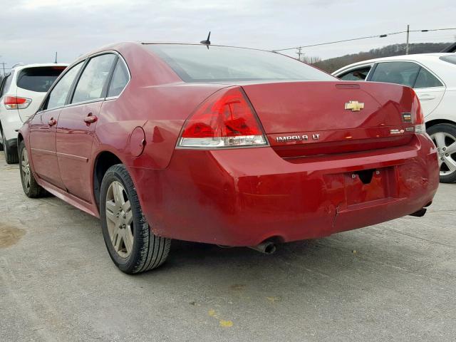 2G1WB5E3XF1116526 - 2015 CHEVROLET IMPALA LIM BURGUNDY photo 3