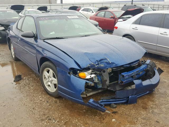 2G1WX12K849202602 - 2004 CHEVROLET MONTE CARL BLUE photo 1