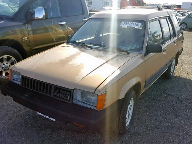 JT2AL35W7G0224413 - 1986 TOYOTA TERCEL SR5 BROWN photo 2