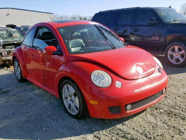 3VWFE21C23M440381 - 2003 VOLKSWAGEN NEW BEETLE RED photo 1