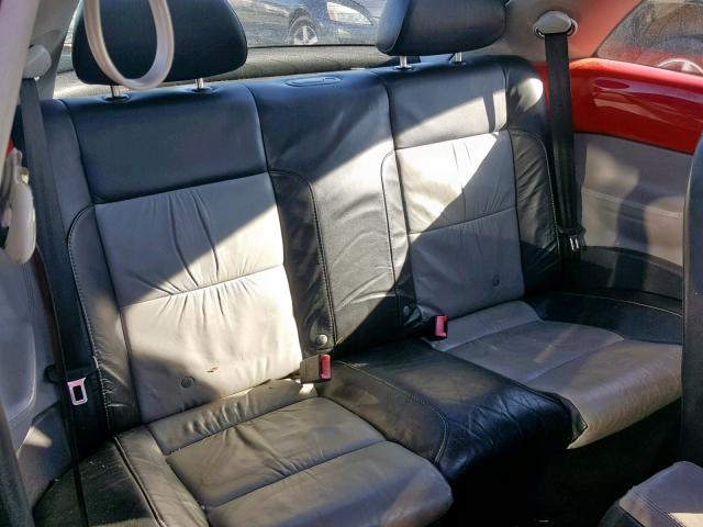 3VWFE21C23M440381 - 2003 VOLKSWAGEN NEW BEETLE RED photo 6