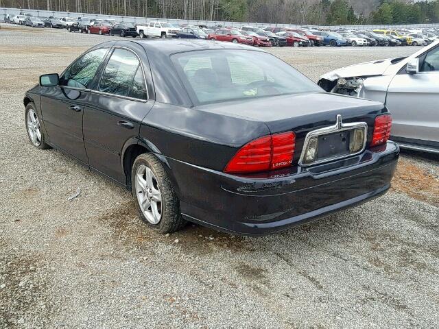 1LNHM87A91Y727057 - 2001 LINCOLN LS BLACK photo 3