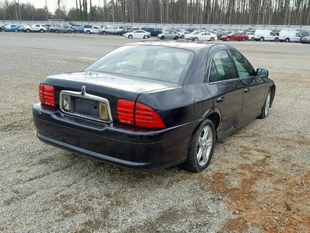 1LNHM87A91Y727057 - 2001 LINCOLN LS BLACK photo 4