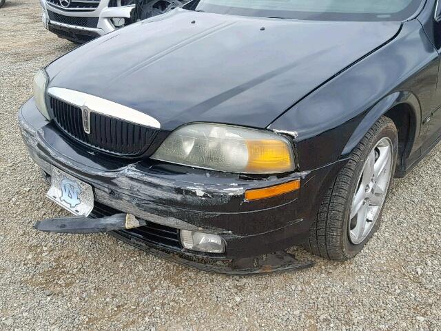 1LNHM87A91Y727057 - 2001 LINCOLN LS BLACK photo 9