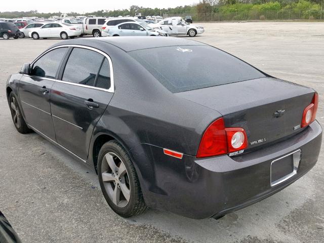 1G1ZC5EU5BF287514 - 2011 CHEVROLET MALIBU 1LT GRAY photo 3