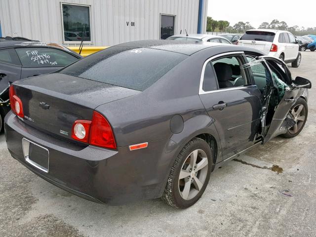 1G1ZC5EU5BF287514 - 2011 CHEVROLET MALIBU 1LT GRAY photo 4