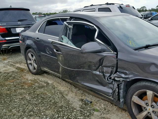 1G1ZC5EU5BF287514 - 2011 CHEVROLET MALIBU 1LT GRAY photo 9