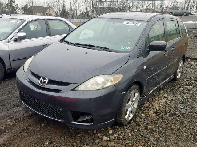 JM1CR293060104976 - 2006 MAZDA 5 CHARCOAL photo 2