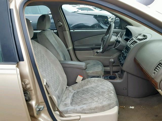 1G1ZT62845F205256 - 2005 CHEVROLET MALIBU MAX თაფლისფერი ფოტო 5