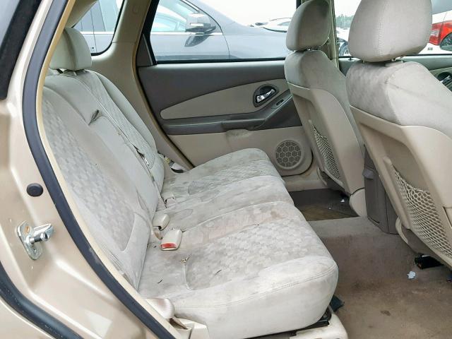 1G1ZT62845F205256 - 2005 CHEVROLET MALIBU MAX თაფლისფერი ფოტო 6