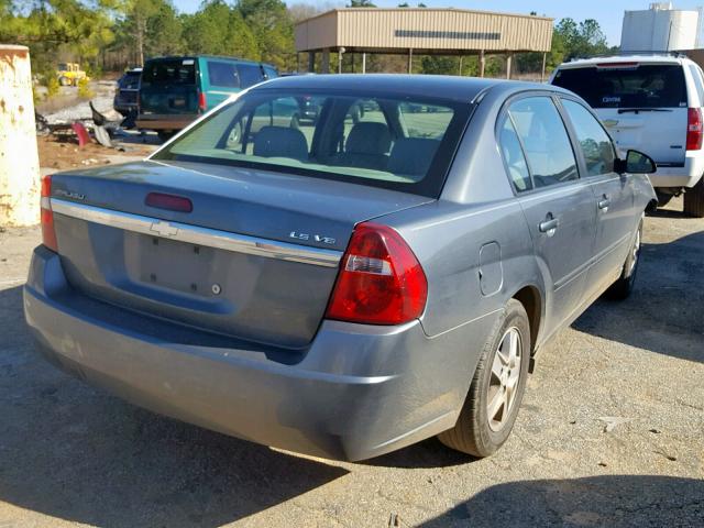 1G1ZT548X5F138038 - 2005 CHEVROLET MALIBU LS CHARCOAL photo 4