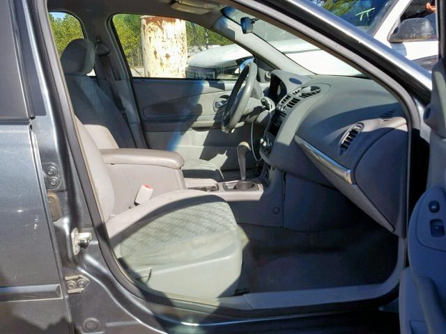 1G1ZT548X5F138038 - 2005 CHEVROLET MALIBU LS CHARCOAL photo 5