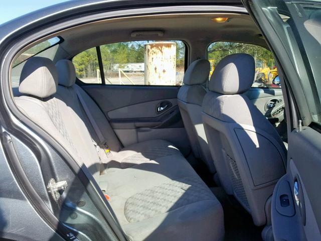 1G1ZT548X5F138038 - 2005 CHEVROLET MALIBU LS CHARCOAL photo 6