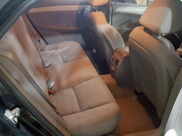 1G1ZC5E13BF305868 - 2011 CHEVROLET MALIBU 1LT BLACK photo 6