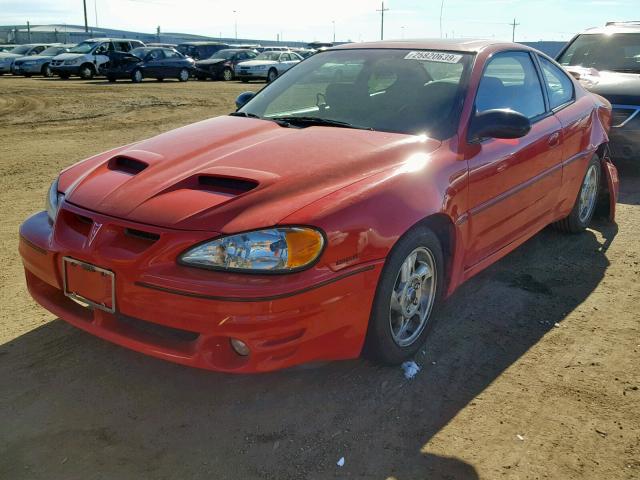 1G2NV12E74C108811 - 2004 PONTIAC GRAND AM G RED photo 2