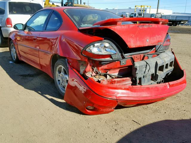 1G2NV12E74C108811 - 2004 PONTIAC GRAND AM G RED photo 3