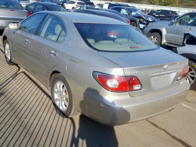 JTHBA30G045005937 - 2004 LEXUS ES 330 SILVER photo 3