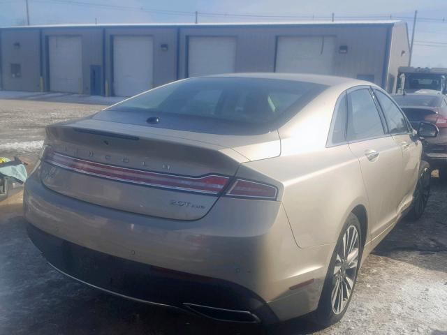 3LN6L5F96HR658739 - 2017 LINCOLN MKZ RESERV GOLD photo 4